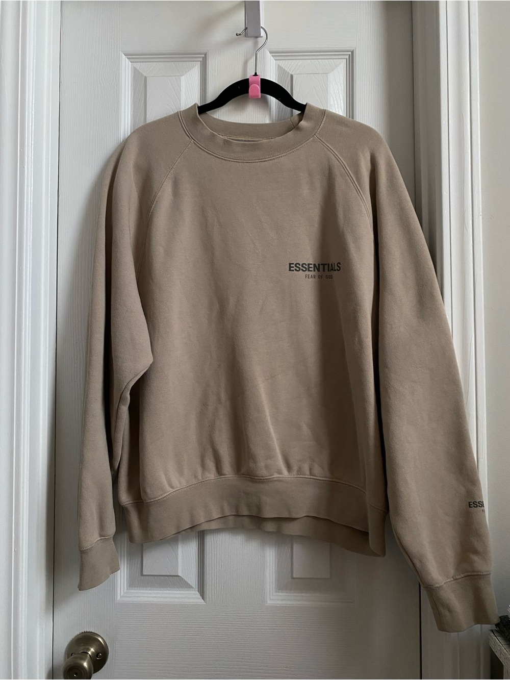 Fear of God Essentials Heavyweight Sweatshirt Desert Sand SS23